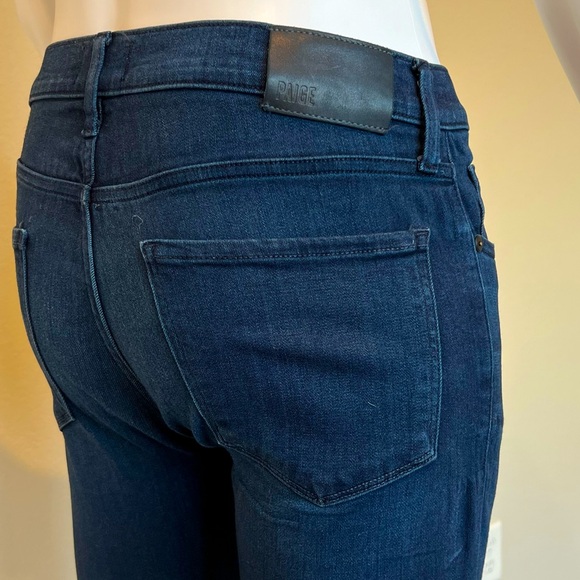 PAIGE Croft Dark Wash Skinny Stretch Denim - sz 31 - Picture 8 of 10